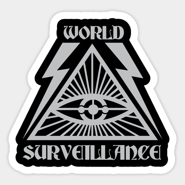 World Surveillance Sticker by jazzworldquest